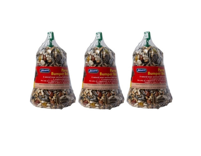 3 x Johnsons Parrot Bumper Bells