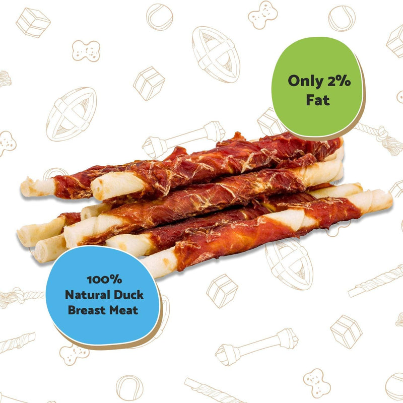 10 x Good Boy Chewy Twists With Duck 90g Full Case