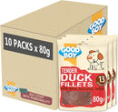 10 x Good Boy Tender Duck Fillets 80g Full Case