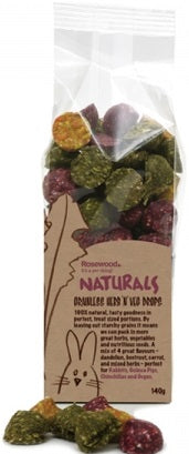 3 x Rosewood Naturals Grainless Herb 'N' Veg Drops 140g