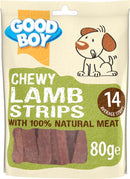 10 x Good Boy Chewy Lamb Strips 80g Case