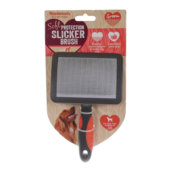 Rosewood Soft Protection Slicker Brush