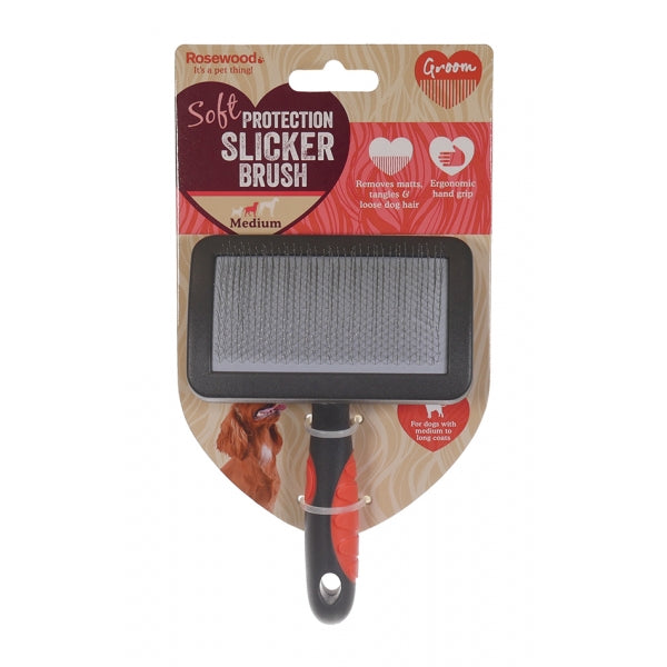 Rosewood Soft Protection Slicker Brush