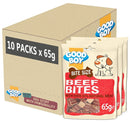 Case of 10 Good Boy Beef Bites 65g